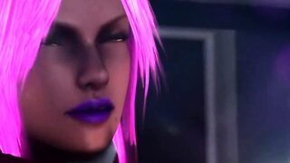 Hot 3D redhead licking a pussy while getting fucked