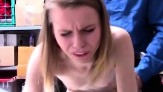 Teen caught masturbating shower fucked and police search