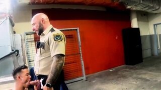 Cops fucking young gay twinks and men giving blowjobs to